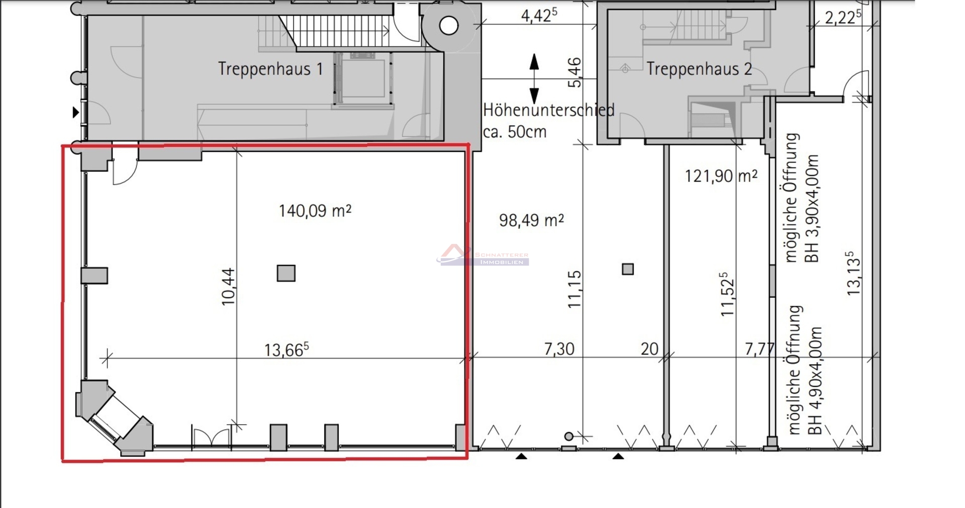 Grundriss EG/OG je 140